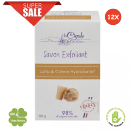 Exfoliërende Zeep en Hydraterende Crème 12x100g