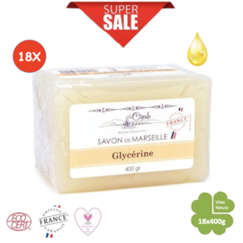 Marseille Soap Glycerin 18x400g