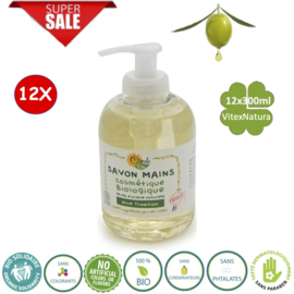 Bio Olivenöl Handseife Pumpflasche 12x300ml