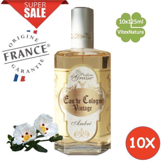 The Eau de Cologne Soft Amber 10x125ml