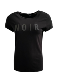 Elvira t-shirt Noir - Zwart