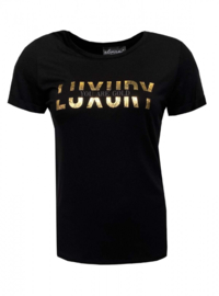 Elvira T-shirt Luxury - Black Gold