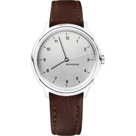 Mondaine Helvetica Regular Mechanical Bahnhofsuhr 40 mm