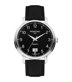 Pontiac Big Date Swiss Made Herenhorloge 41mm