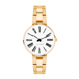 Arne Jacobsen Roman Damenuhr Klein Gold 53313-1429 - 30mm