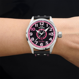 TW Steel TW973 Volante Pink Ribbon Special Edition 45mm