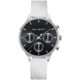 Paul Hewitt Dameshorloge Everpulse Silver Black 38mm