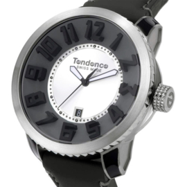 Tendence Swiss Made Uhr Steel Grey 10ATM XXL