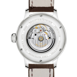 Meistersinger Salthora Meta Horloge Automaat Ivoor - 43mm DEMO