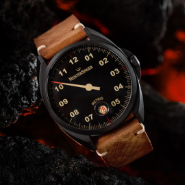 Meistersinger Metris Black Line Automatik Uhr- 38mm