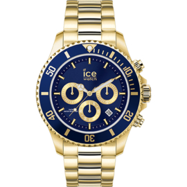 Ice Watch ICE Steel Blue Gold Horloge Chronograaf 40mm