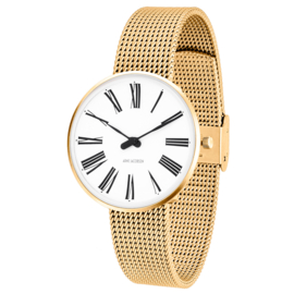 Arne Jacobsen Roman Damenuhr Medium Gold 53307-1609 - 34mm