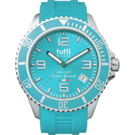 Tutti Milano Oceano Grande Horloge Light Blue XL 48mm