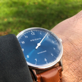 Prisma Design 'Einzeiger' Einzeigeruhr Blau 40mm