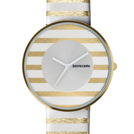 Lambretta Cielo Stripes Gold Horloge 37 mm
