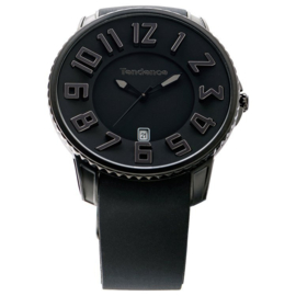 Tendence Gulliver Slim Horloge All Black 10ATM XL