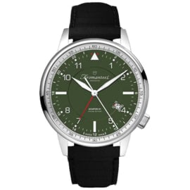 Fromanteel Horloge Aviator 01 GMT Green 42mm
