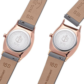 Paul Hewitt Damenuhr Modern Edge Rose Gold Silver 25mm