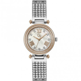 Gc: Guess Collection PrimeChic Swiss Made  Dameshorloge 32mm