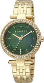 Esprit  Ruby Gold Tone horloge 34 mm