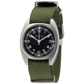 Aerowatch Militairy G-10 Field Watch Swiss Made Uhr 36mm