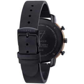 Kerbholz Franz Houten Herenhorloge Oak Midnight Black XL 45mm