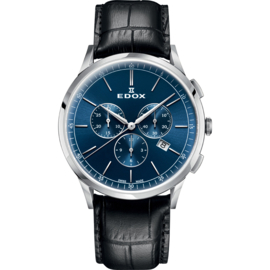 Edox Les Vaubert Chrono Herrenuhren 42mm