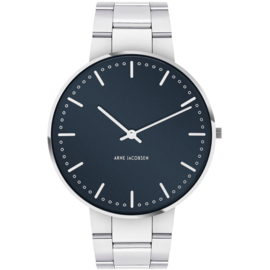 Arne Jacobsen City Hall Horloge Large 53206-2028 - 40mm