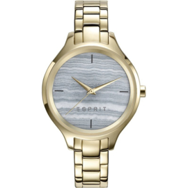 Esprit Garden Street Gold Tone horloge 34 mm