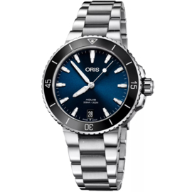 Oris Aquis Date 30ATM Dames Duikhorloge 36.5mm