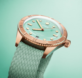 Oris Divers Sixty-Five Cotton Candy Bronze Green Unisex Horloge 38mm