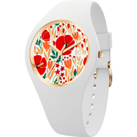 Ice Watch ICE Flower Poppy Fields Dames/Kinderhorloge 34mm