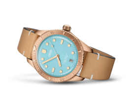 Oris Divers Sixty-Five Cotton Candy Bronze Blue Unisex Horloge 38mm