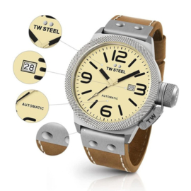 TW Steel CS16 Canteen XL Automaat Horloge 50mm (DEMO)