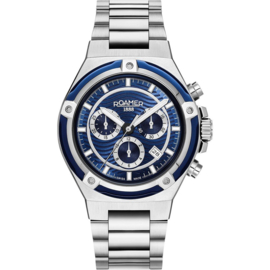 Roamer Tempomaster Chrono Herenhorloge 42mm 221837 41 45 20