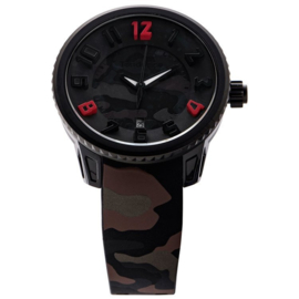 Tendence Gulliver Camouflage Horloge Dark 10 ATM L