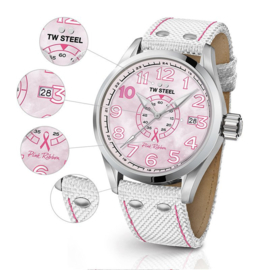 TW Steel TW972 Volante Pink Ribbon Special Edition 45mm