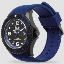 Ice Watch ICE Steel Black Blue Herenhorloge 44mm