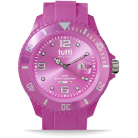 Tutti Milano Pigmento Horloge Roze XL 48mm