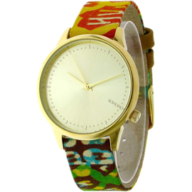 Vlisco x Komono Capsule Collection Estelle Gold Dameshorloge 36mm