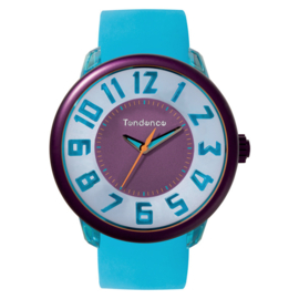 Tendence Fantasy Horloge Purple & Blue XXL