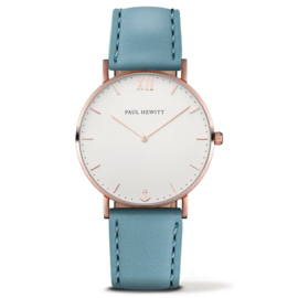 HorlogeOUTLET Paul Hewitt Dameshorloge Sailor Rose Gold White 36mm aanbieding