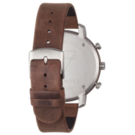 Kerbholz Franz Houten Herenhorloge Walnut Tobacco XL 45mm