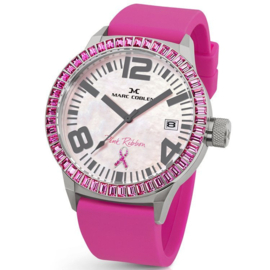 HorlogeOUTLET Marc Coblen MC45PR1 Pink Ribbon Horloge 45mm aanbieding
