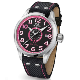 HorlogeOUTLET TW Steel TW973 Volante Pink Ribbon Special Edition 45mm aanbieding