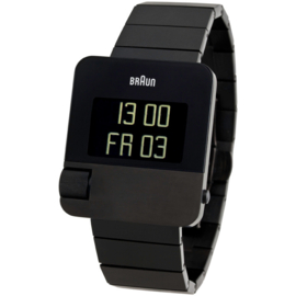 Braun Prestige Digital  Uhr 42mm Schwarz - BN0106BKBTG