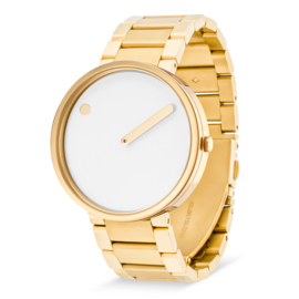 Picto 40mm Designhorloge - Goud Staal