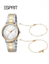 Esprit Silver/Gold Set horloge 34 mm