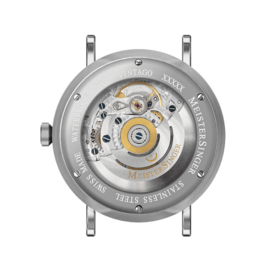 Meistersinger Vintago Horloge Automaat Zwart VT902 - 38mm