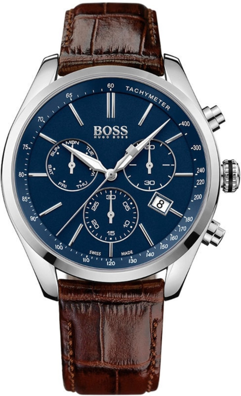 Hugo Boss Classic Chrono Swiss Made Horloge 46 mm | Hugo Boss |  HorlogeOUTLET.nl